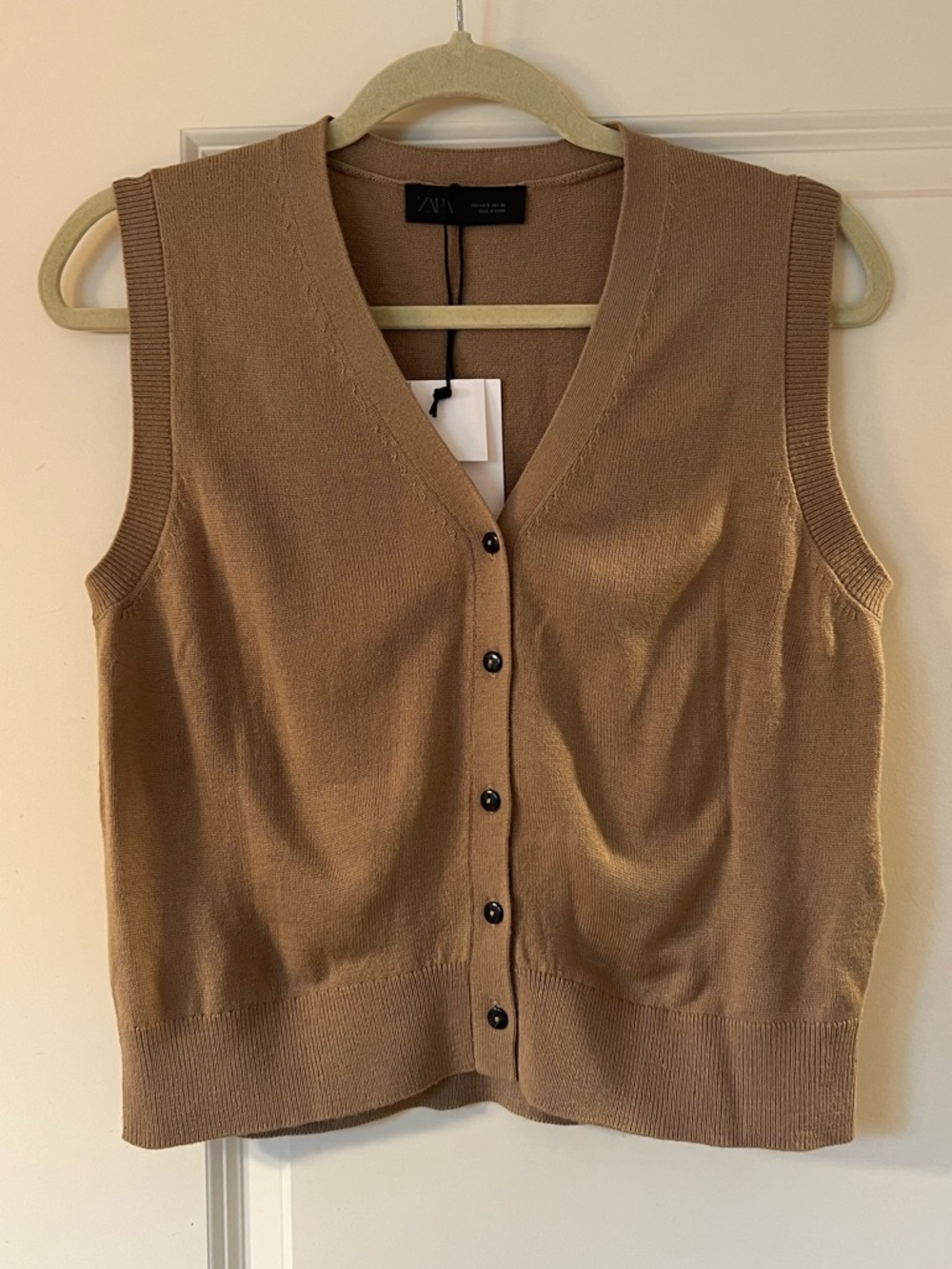 Zara Knit Button Vest